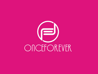 郭慶忠的英文:onceforever +中文:萬姿艾唯logo設計