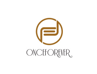 郭慶忠的英文:onceforever +中文:萬姿艾唯logo設計