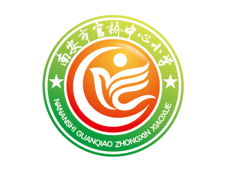 沈大杰的官橋中心小學(xué)logo設(shè)計