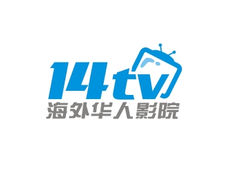 14TV 海外華人影院logo設(shè)計