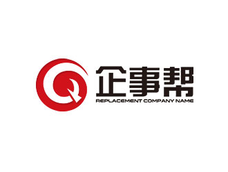 鐘炬的企事幫（qi shi bang）qishibang.net.cnlogo設(shè)計