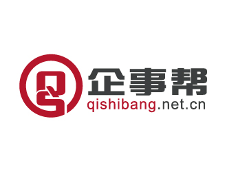 彭波的企事幫（qi shi bang）qishibang.net.cnlogo設(shè)計