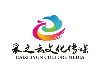 曾翼的采之云傳媒祥云標(biāo)志logo設(shè)計