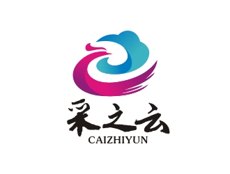 曾翼的采之云傳媒祥云標(biāo)志logo設(shè)計