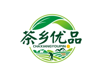 曾翼的茶鄉(xiāng)優(yōu)品農(nóng)產(chǎn)品logo設(shè)計
