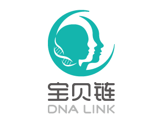 寶貝鏈基因檢測(cè)logo設(shè)計(jì)