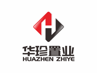 何嘉健的中國紅印章房地產(chǎn)標(biāo)志logo設(shè)計(jì)