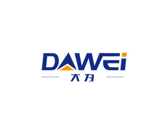 朱紅娟的DaWei字母LOGO設(shè)計，酷炫簡潔，有力量感l(wèi)ogo設(shè)計