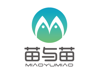 張俊的苗與苗生鮮logo設(shè)計