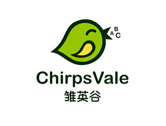 吳曉偉的雛英谷/ChirpsVale英語教育logo設(shè)計logo設(shè)計