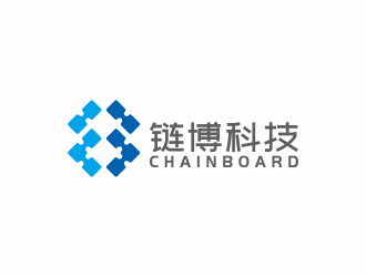 何嘉健的鏈博科技公司logologo設計