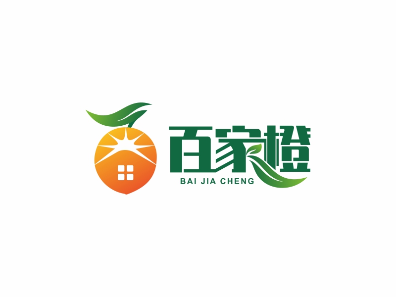 百家橙logo設(shè)計(jì)