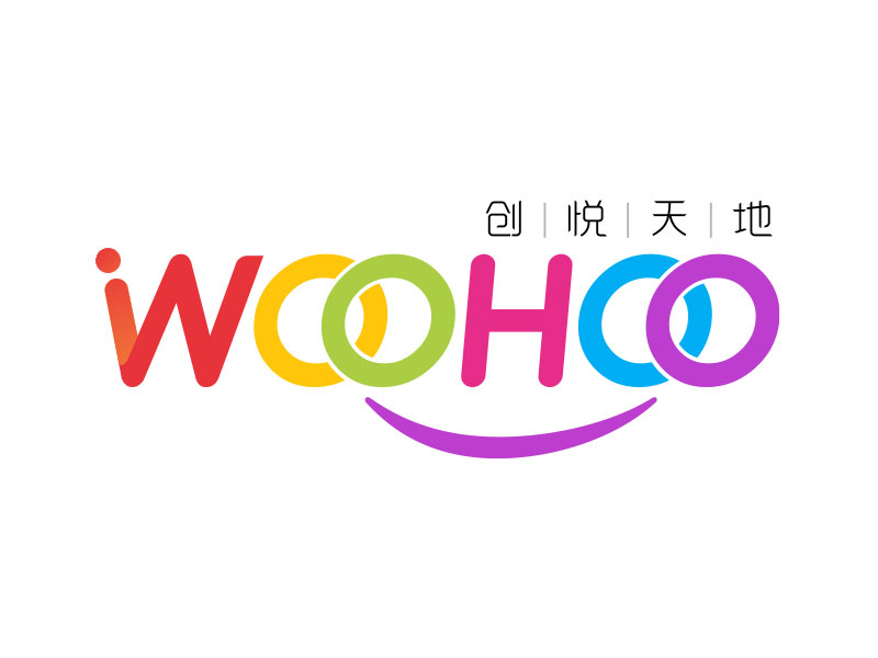中文名：創(chuàng)悅天地    ；  英文名：WOOHOOlogo設(shè)計