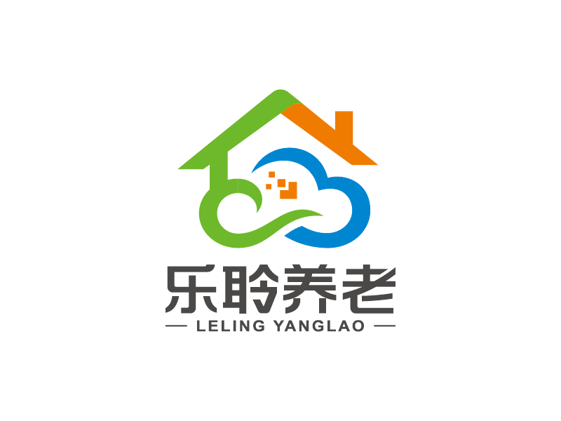 王濤的樂聆養(yǎng)老logo設計