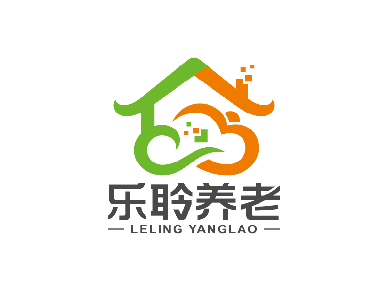 王濤的樂聆養(yǎng)老logo設計