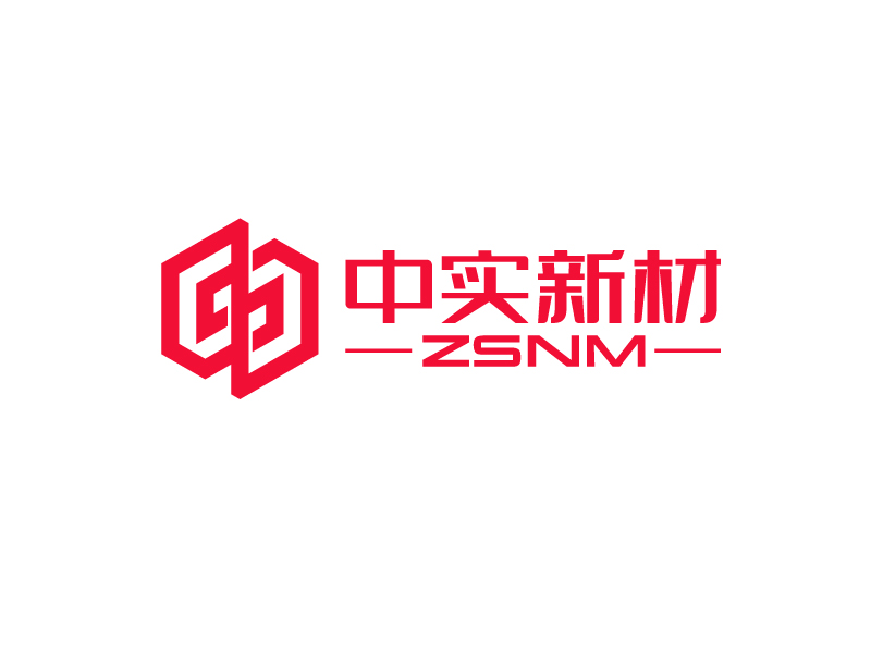 唐國強的ZSNM/中實新材/中實新材(北京)科技有限公司logo設計