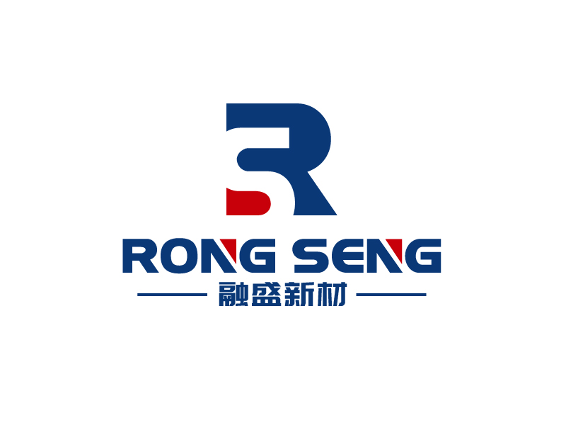 張俊的融盛新材  RONG SENGlogo設(shè)計