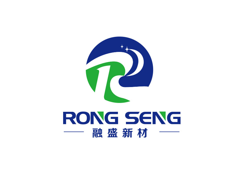 朱紅娟的融盛新材  RONG SENGlogo設(shè)計
