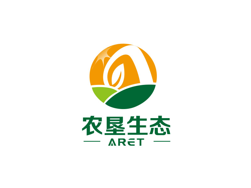 朱紅娟的農(nóng)墾生態(tài)科技(Agricultural reclamation ecological sciencelogo設(shè)計