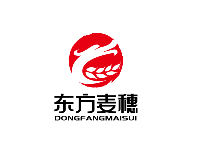張俊的白酒品牌，東方麥穗logo設(shè)計
