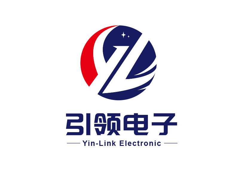 朱紅娟的引領(lǐng)電子/Yin-Link Electroniclogo設(shè)計