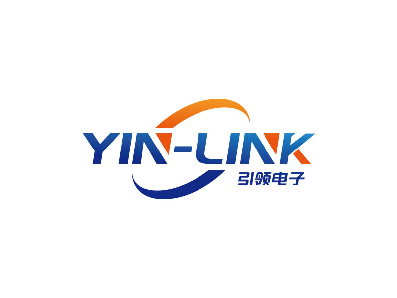 朱紅娟的引領(lǐng)電子/Yin-Link Electroniclogo設(shè)計