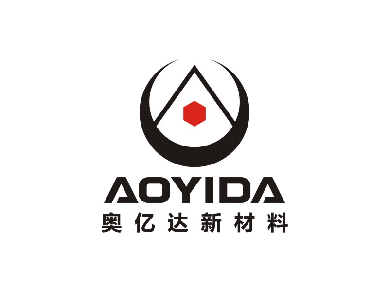 李泉輝的奧億達(dá)新材料logo設(shè)計