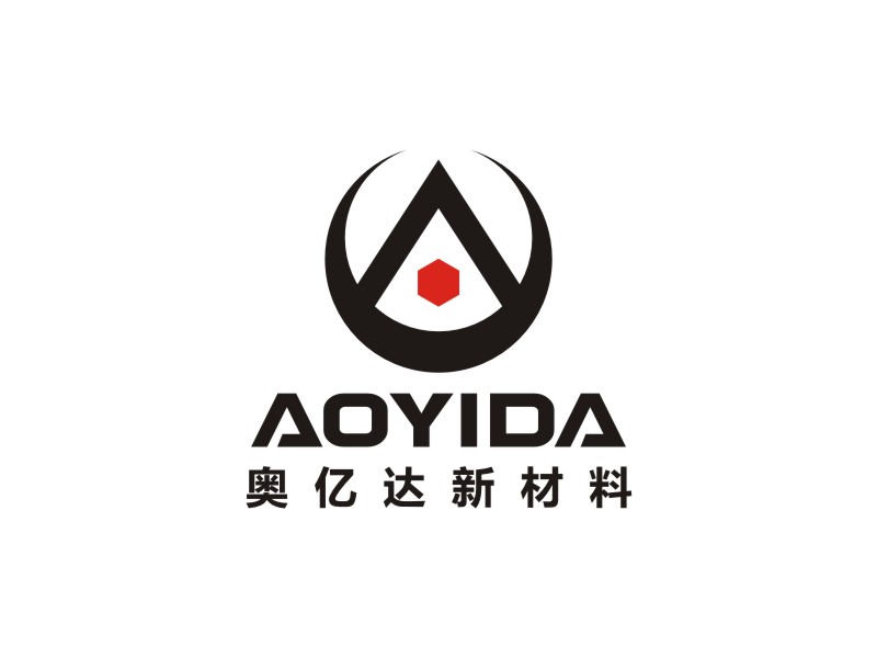 李泉輝的奧億達(dá)新材料logo設(shè)計