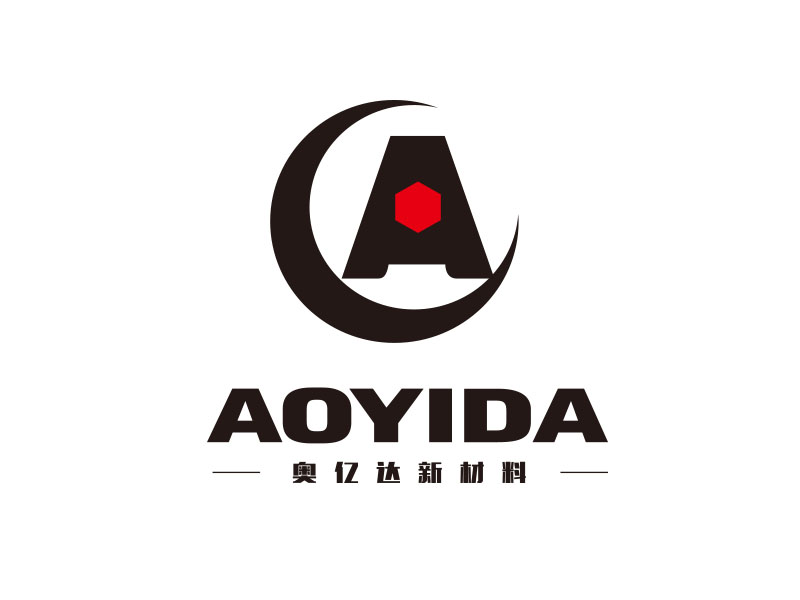 朱紅娟的奧億達(dá)新材料logo設(shè)計
