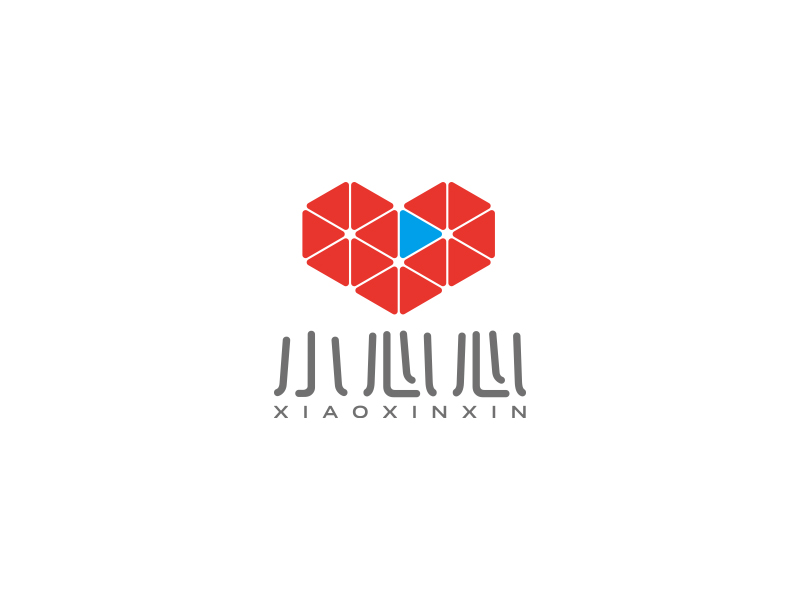 林萬里的小心心 APP圖標(biāo)logo設(shè)計(jì)