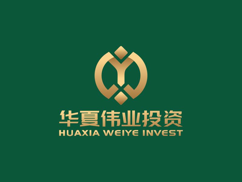 何嘉健的華夏偉業(yè)投資(海南)有限公司logo設計