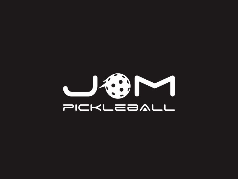 何嘉健的JOM PICKLEBALLlogo設(shè)計