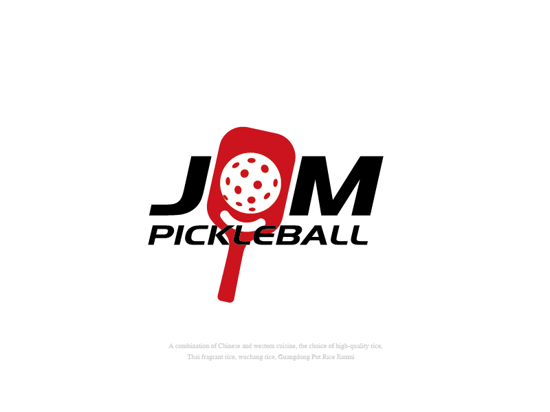 張俊的JOM PICKLEBALLlogo設(shè)計