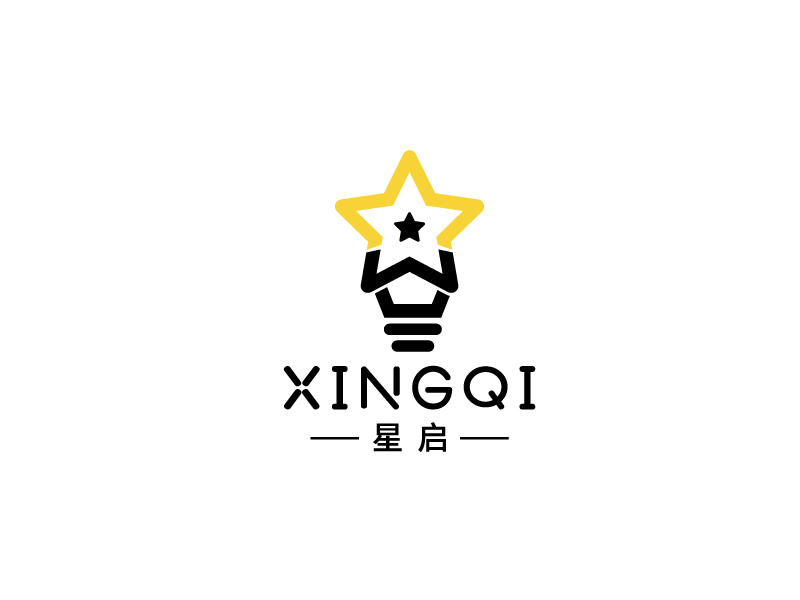 李寧的星啟logo設(shè)計