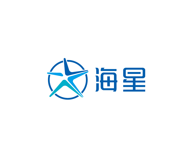 張俊的泳池清潔機(jī)器人公司旗下的海星品牌logo設(shè)計(jì)