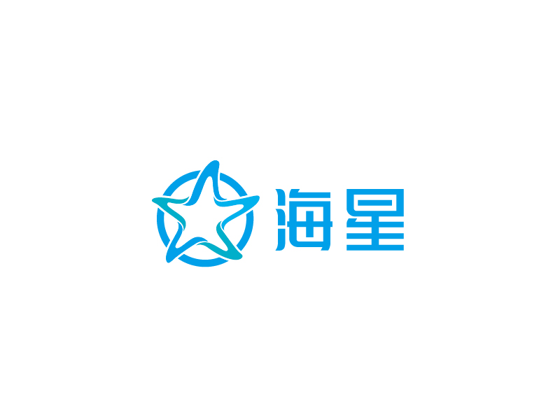 張俊的泳池清潔機(jī)器人公司旗下的海星品牌logo設(shè)計(jì)