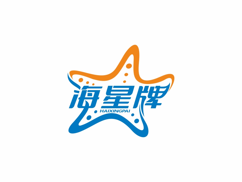 泳池清潔機器人公司旗下的海星品牌logo設(shè)計